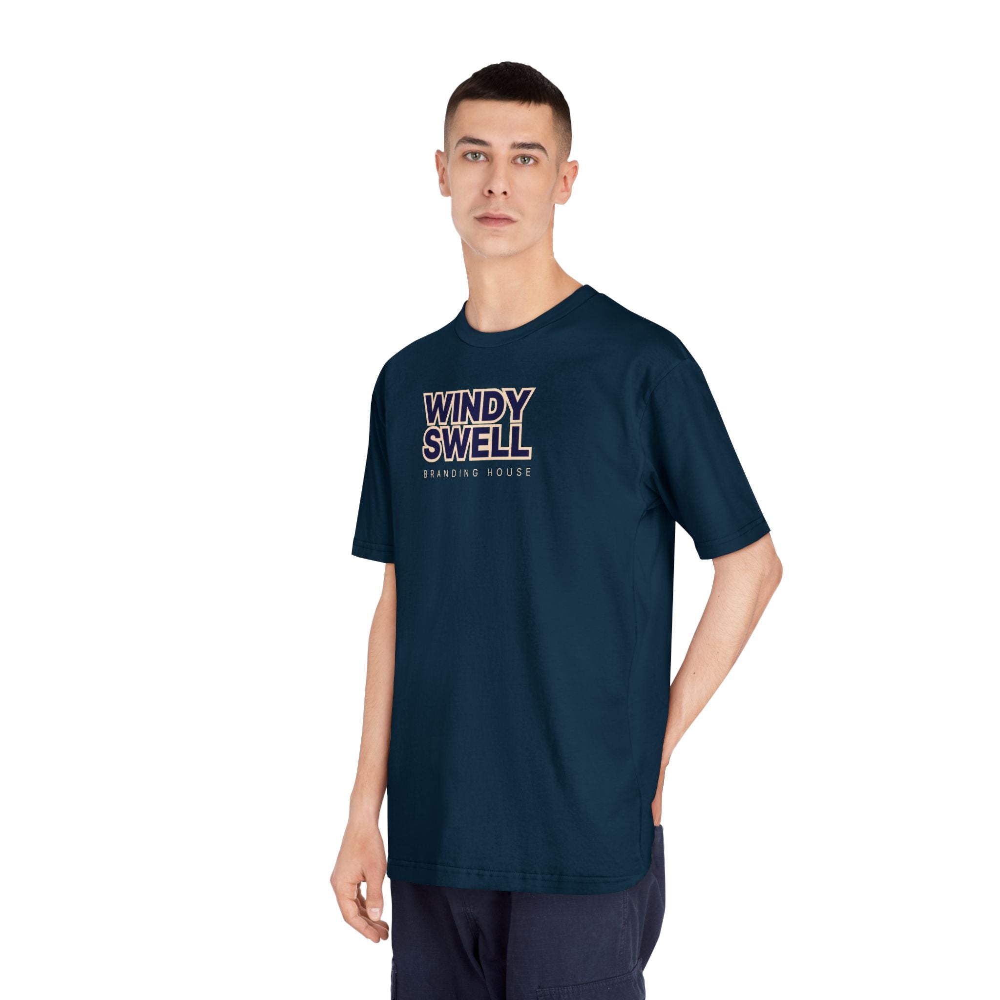 Unisex Classic Crewneck T-Shirt - Windy Swell Design