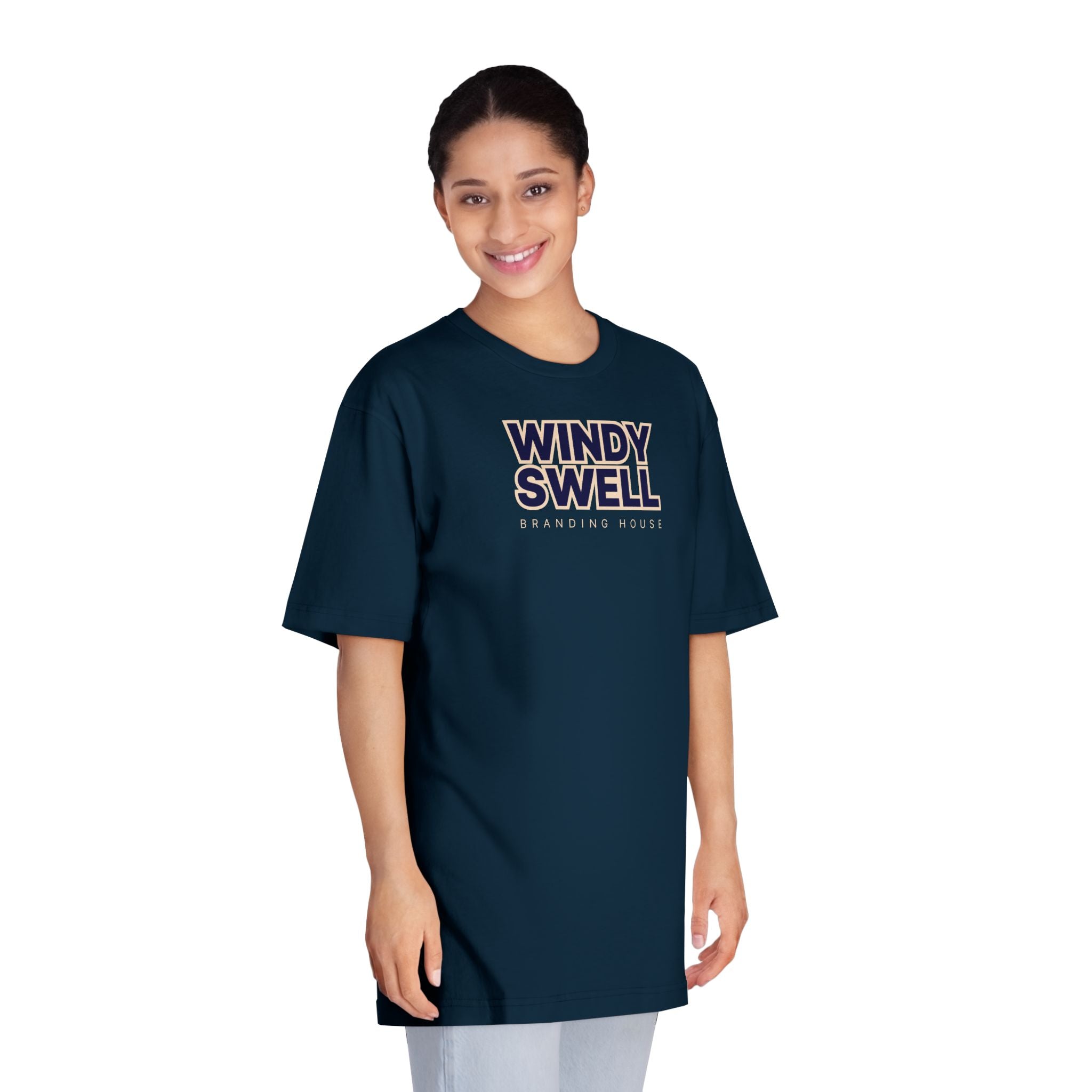 Unisex Classic Crewneck T-Shirt - Windy Swell Design